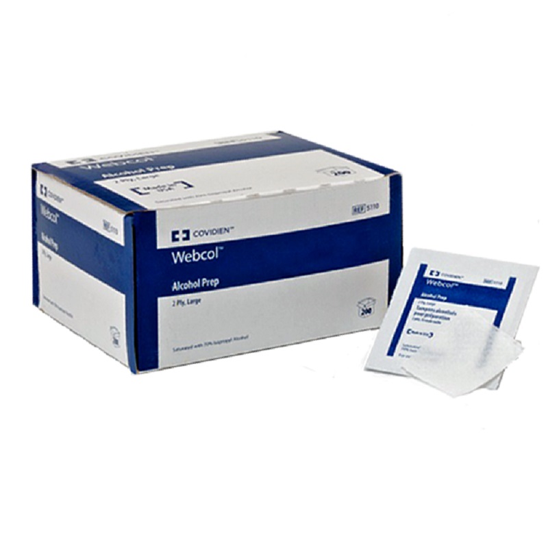 Covidien Webcol Alcohol Prep Pad - Large - Non-Contract item