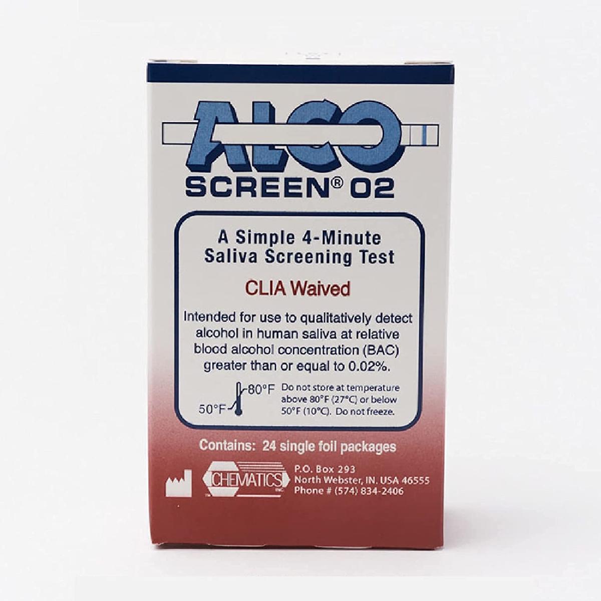 ALCO-Screen Saliva Alcohol .02 Test