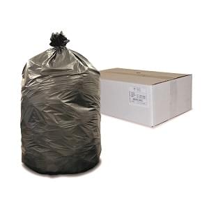 Low Density Contractor Trash Can Liners Black 42 Gallon Capacity 