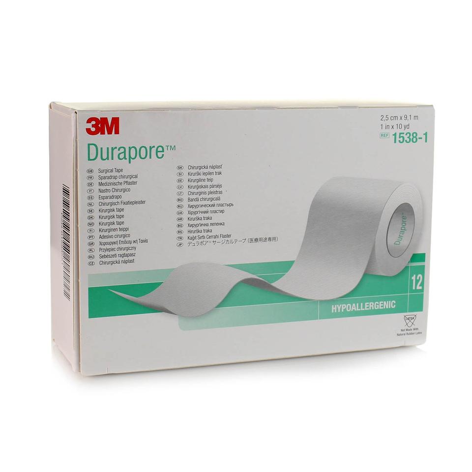 3M Durapore Surgical Tape, 1 in. x 10 yd.