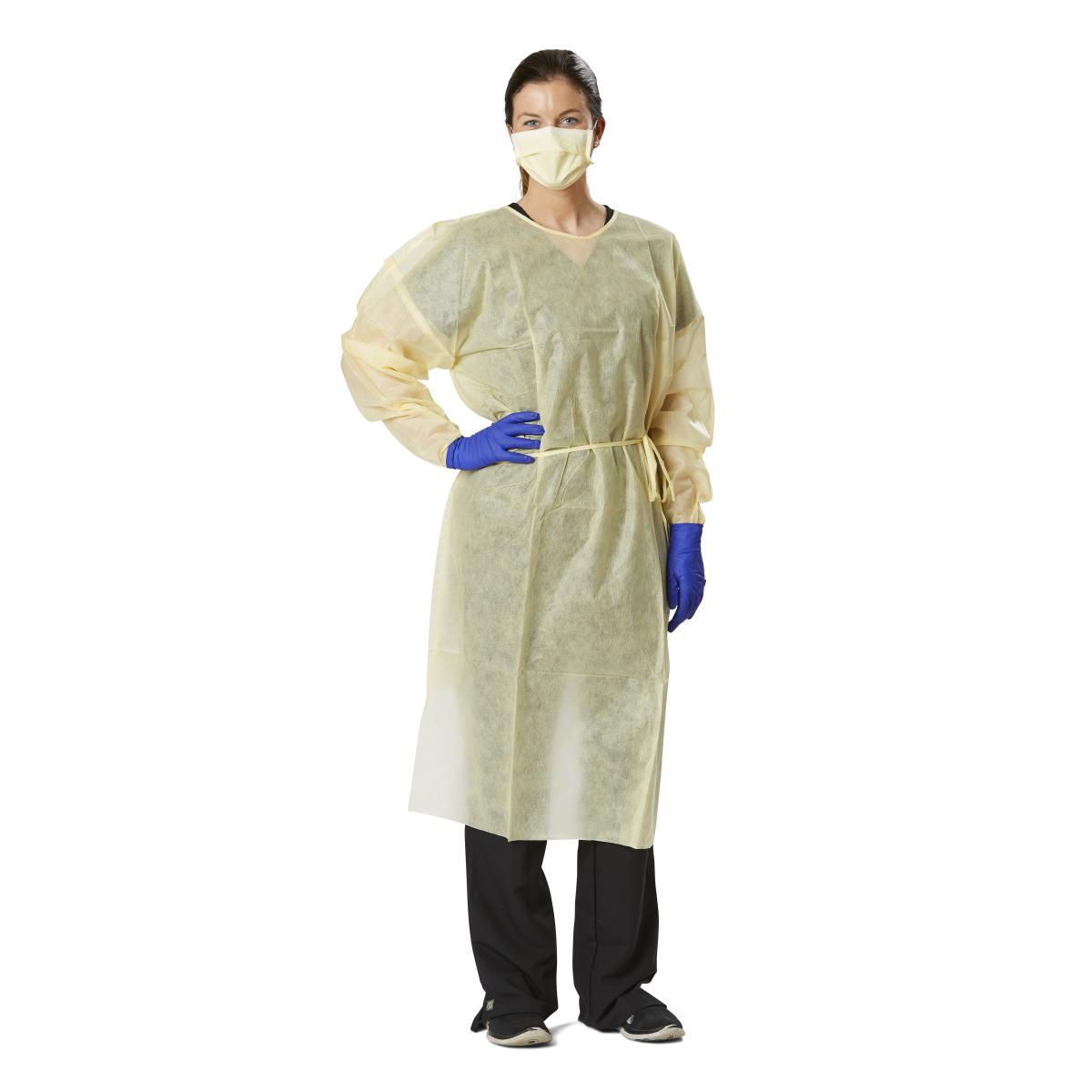 AAMI Level 1 Isolation Gown, Thumb Loop, L