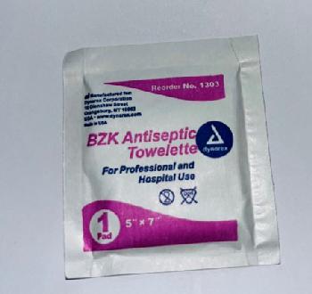 FAR: Antiseptic BZK Towelettes